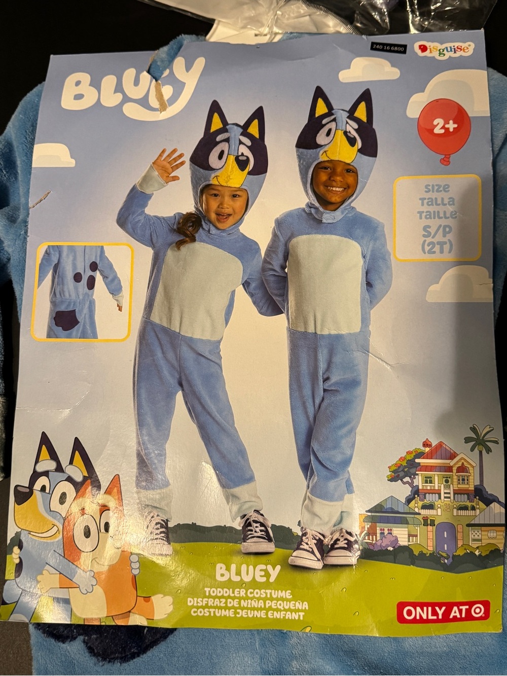 Bluey Toddler Costume - Blue Character Outfit by Disguise